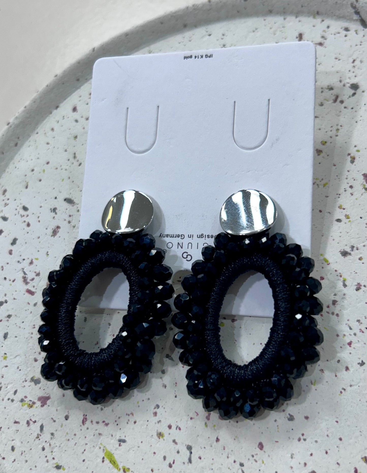 CREOLEN OVAL BLACK SILVER