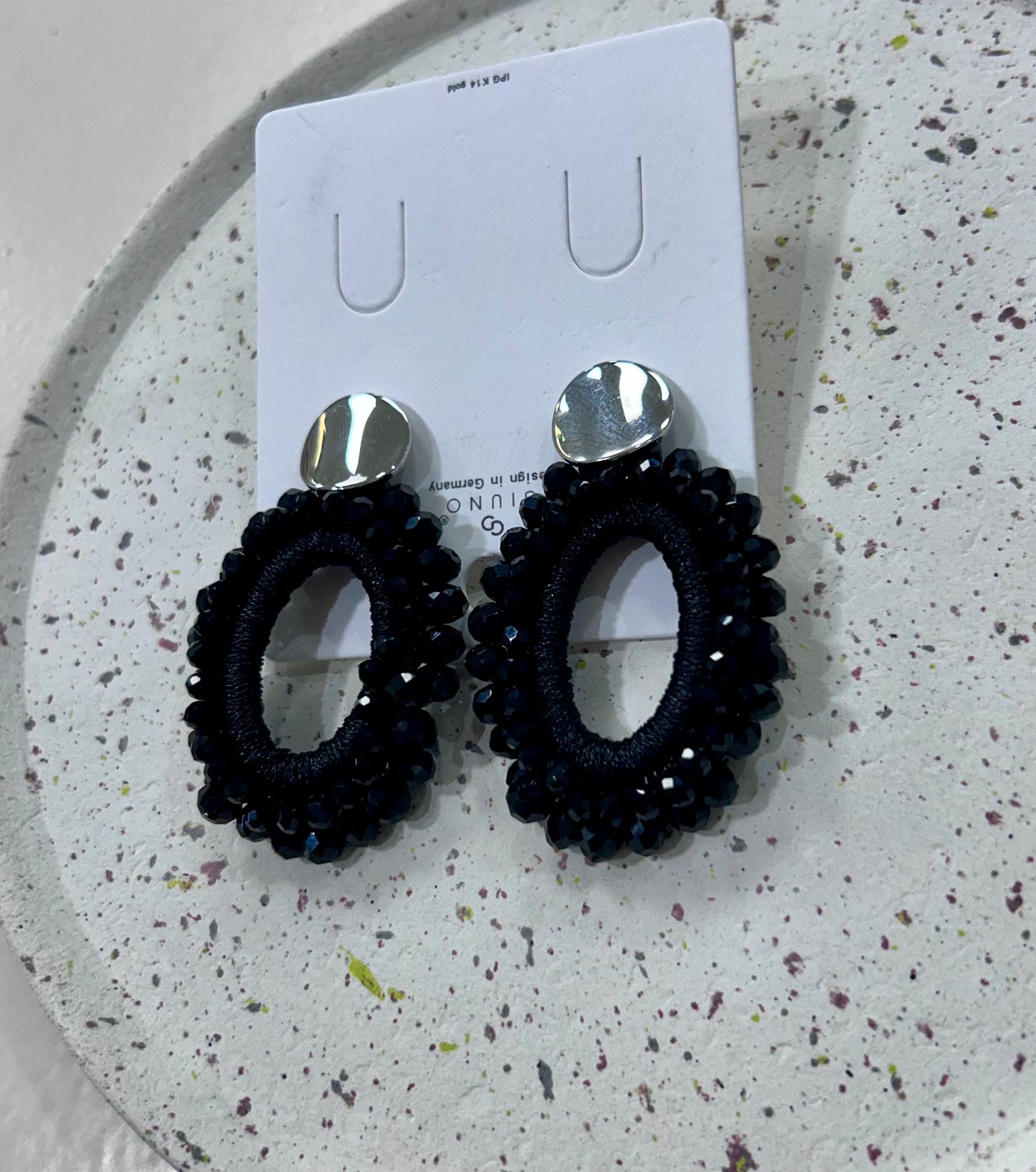 CREOLEN OVAL BLACK SILVER