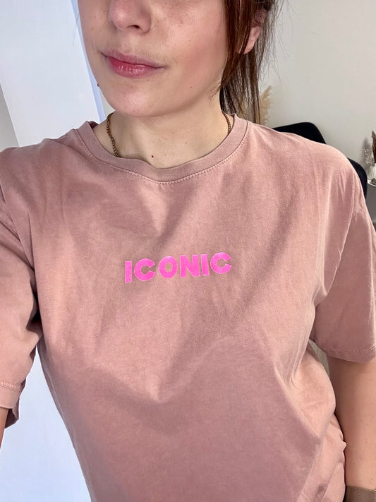 TSHIRT ICONIC ROSA