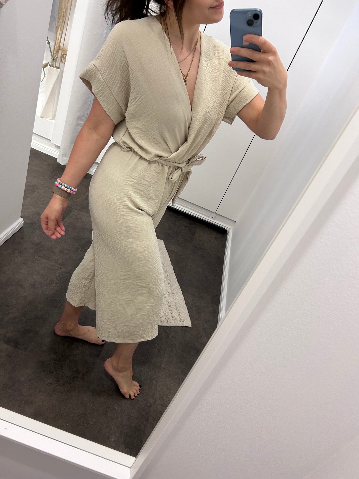 JUMPSUIT BEIGE