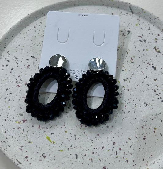 CREOLEN OVAL BLACK SILVER