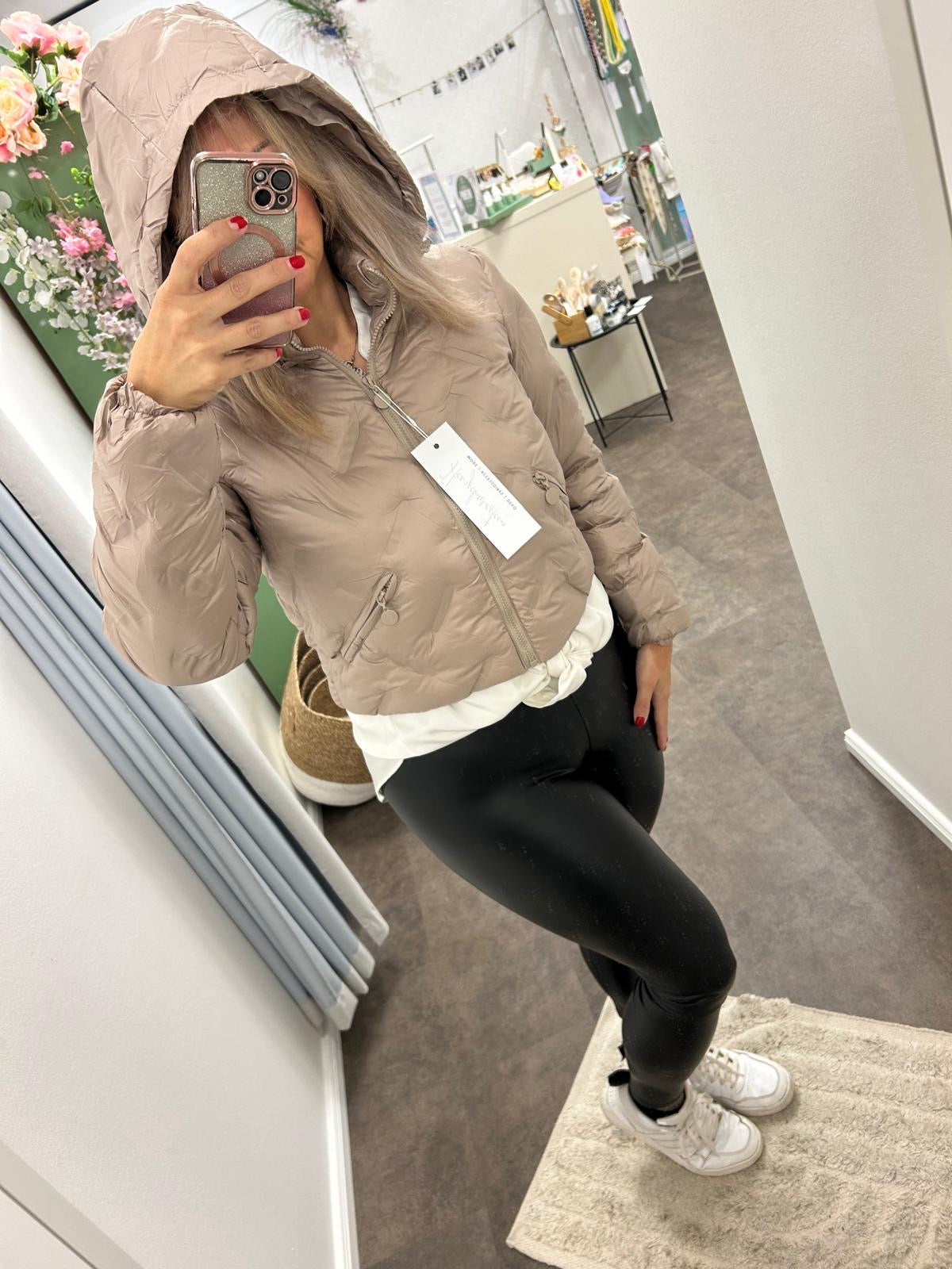 STEPPJACKE BEIGE