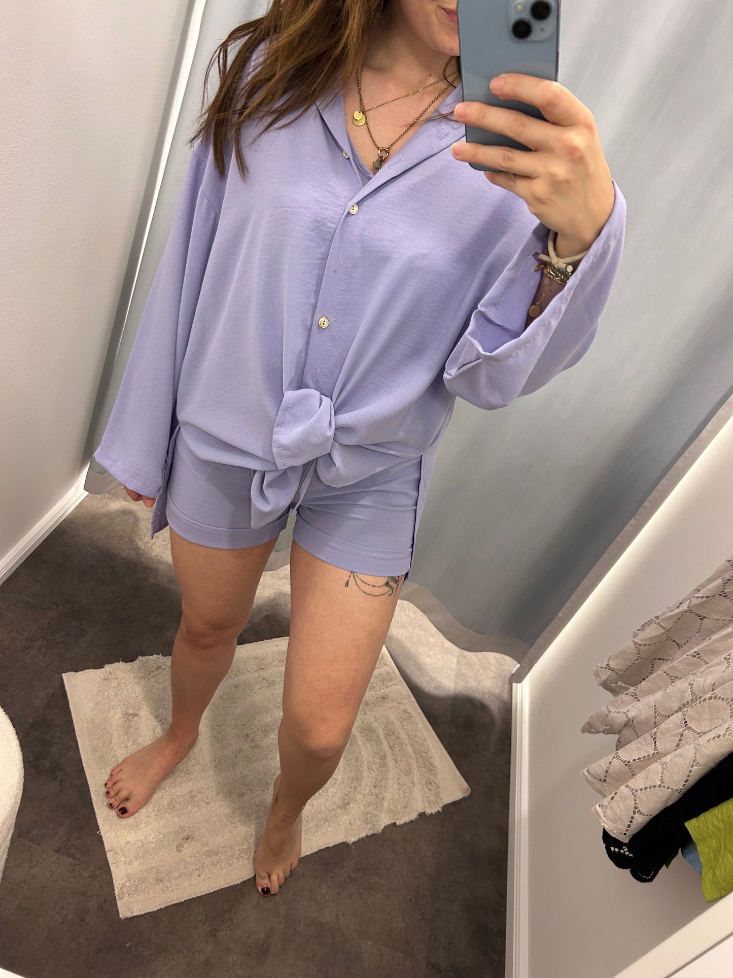 SET HEMD, TOP + BLUSE