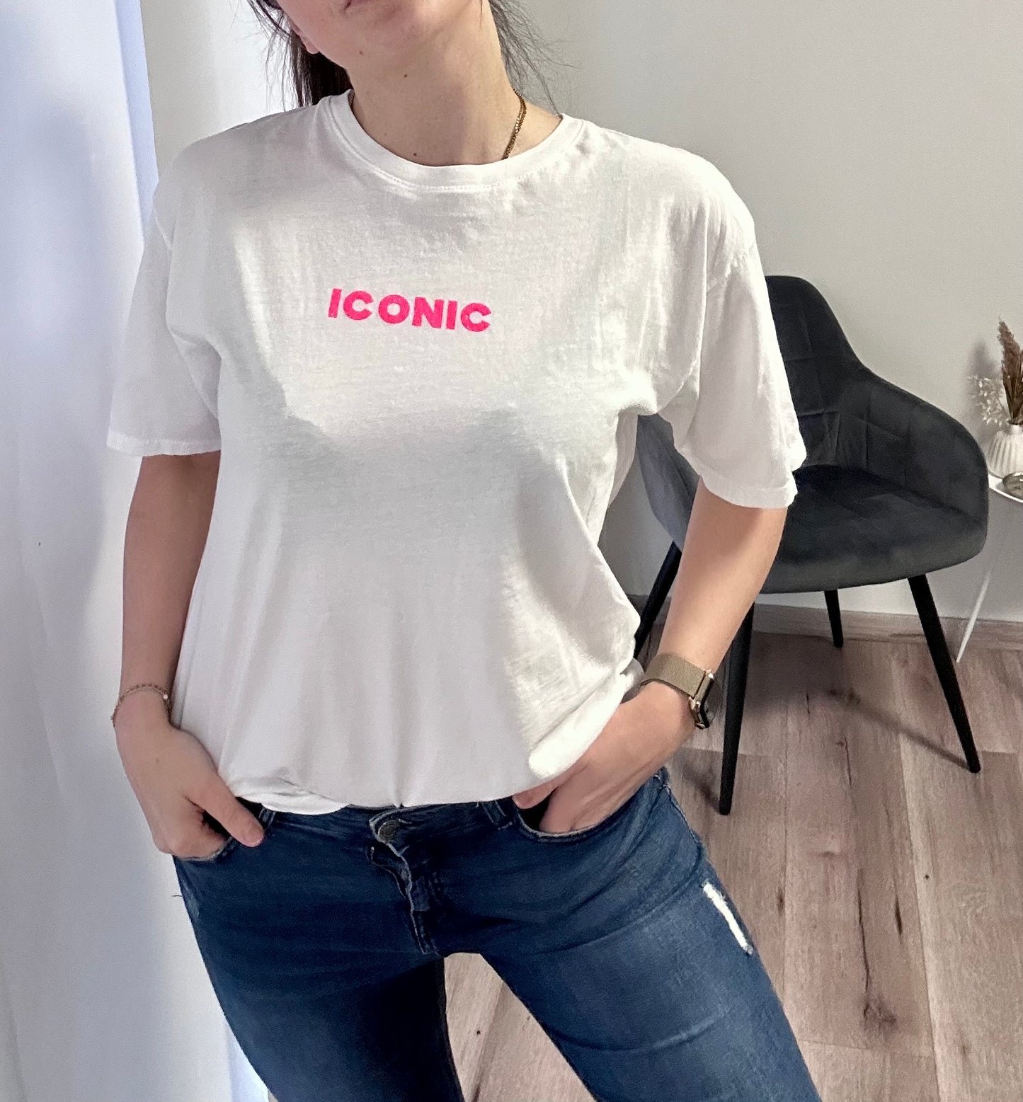 TSHIRT ICONIC WEIß