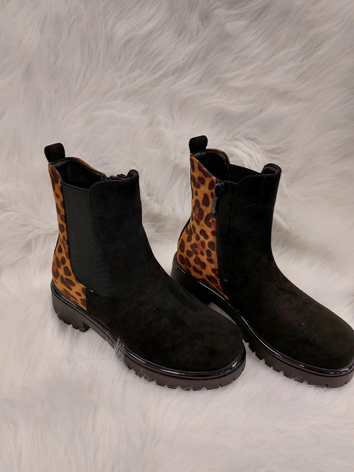 STIEFELETTEN BLACK LEO