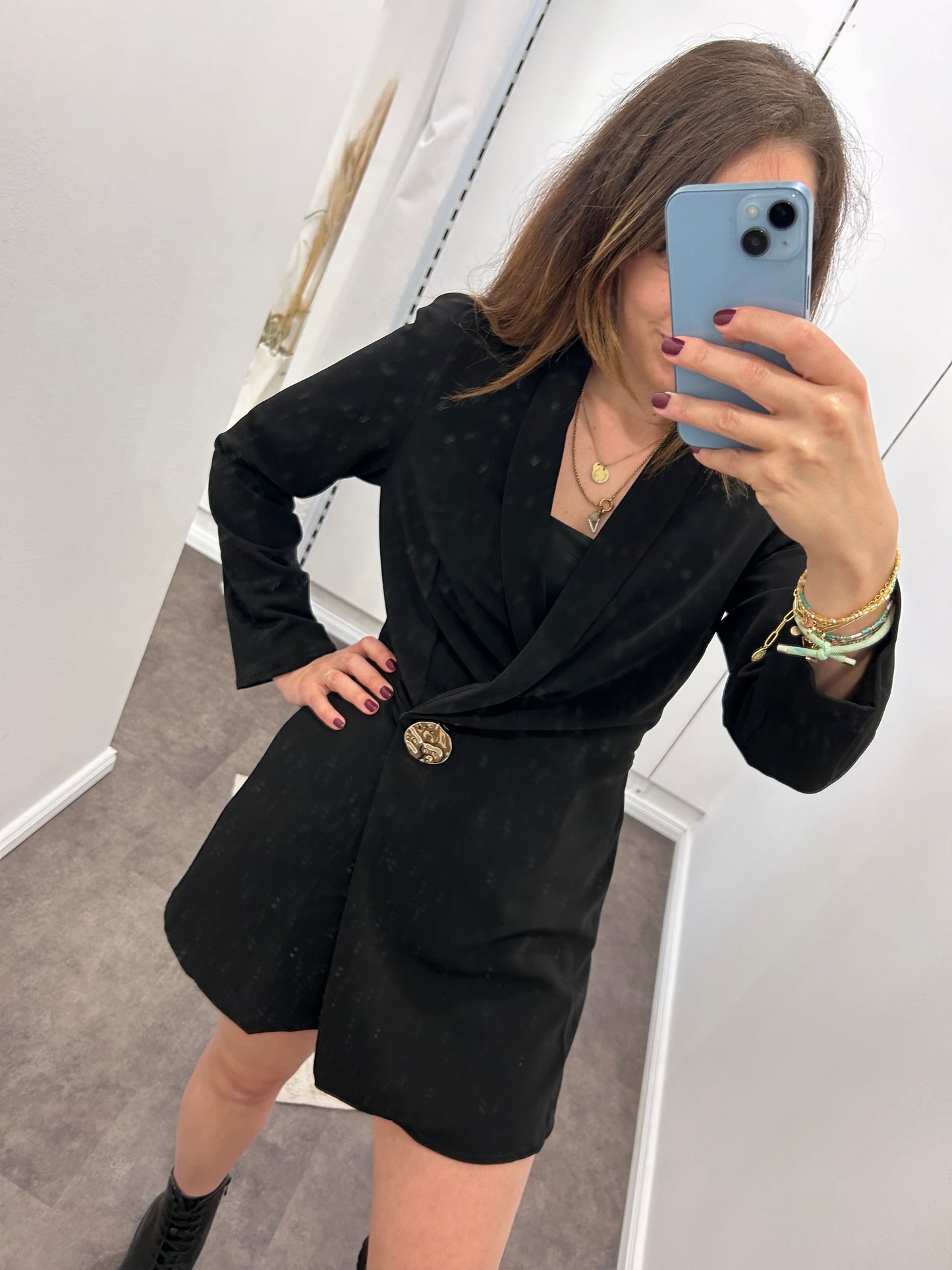 BLAZER JUMPSUIT BLACK