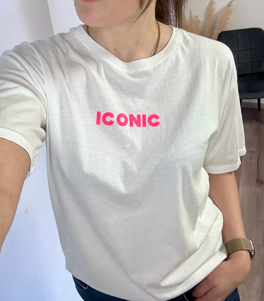 TSHIRT ICONIC WEIß