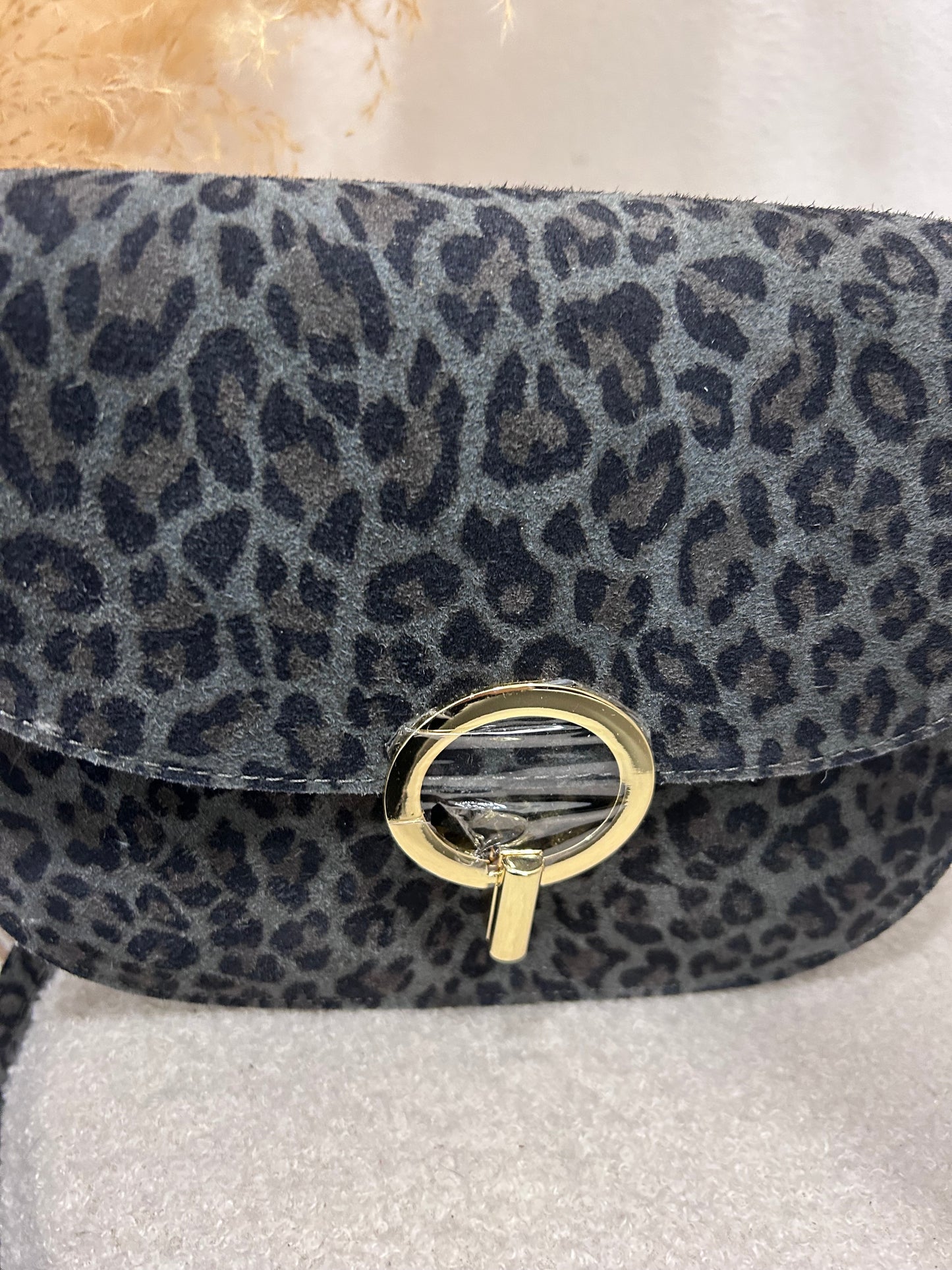 HANDTASCHE LEO ANTHRAZIT