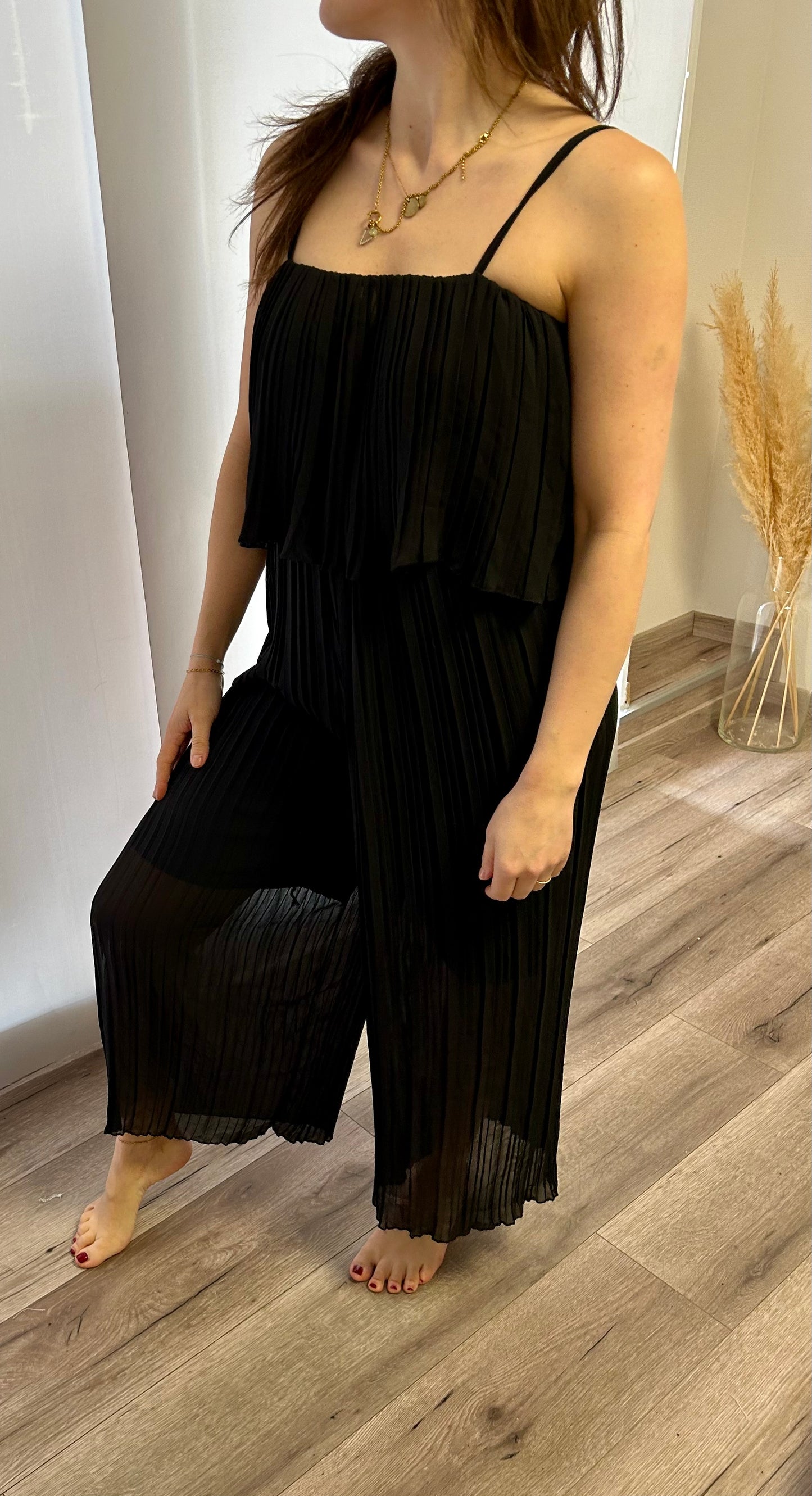 PLISSEE JUMPSUIT