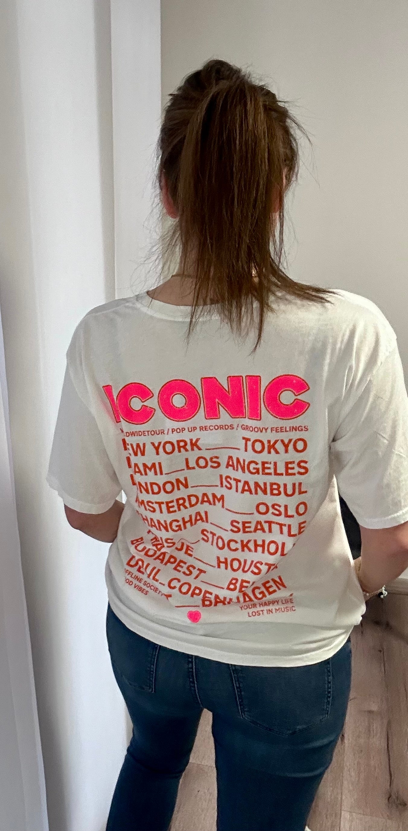 TSHIRT ICONIC WEIß