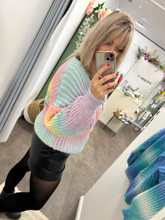 STRICKJACKE RAINBOW