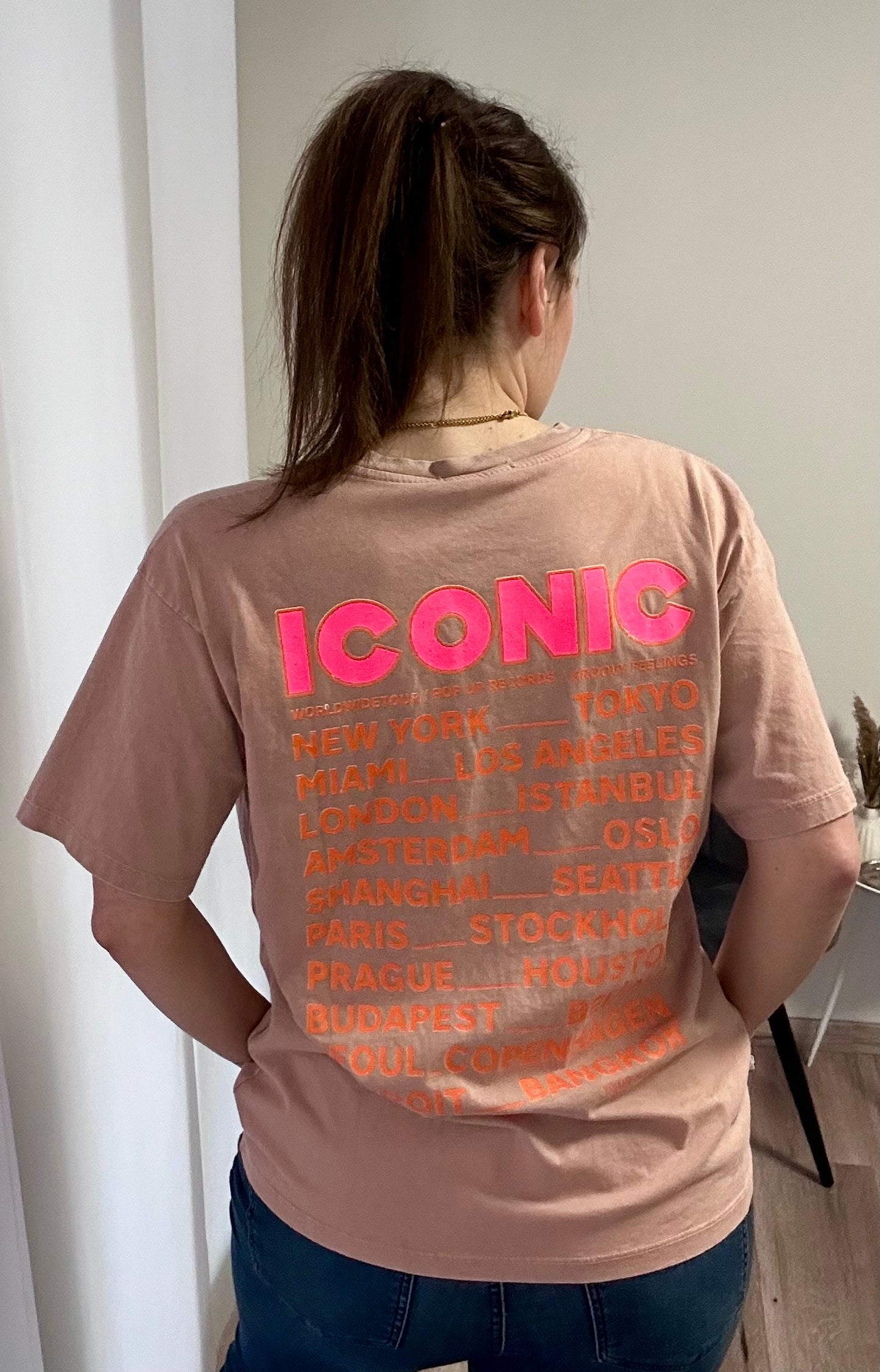 TSHIRT ICONIC ROSA