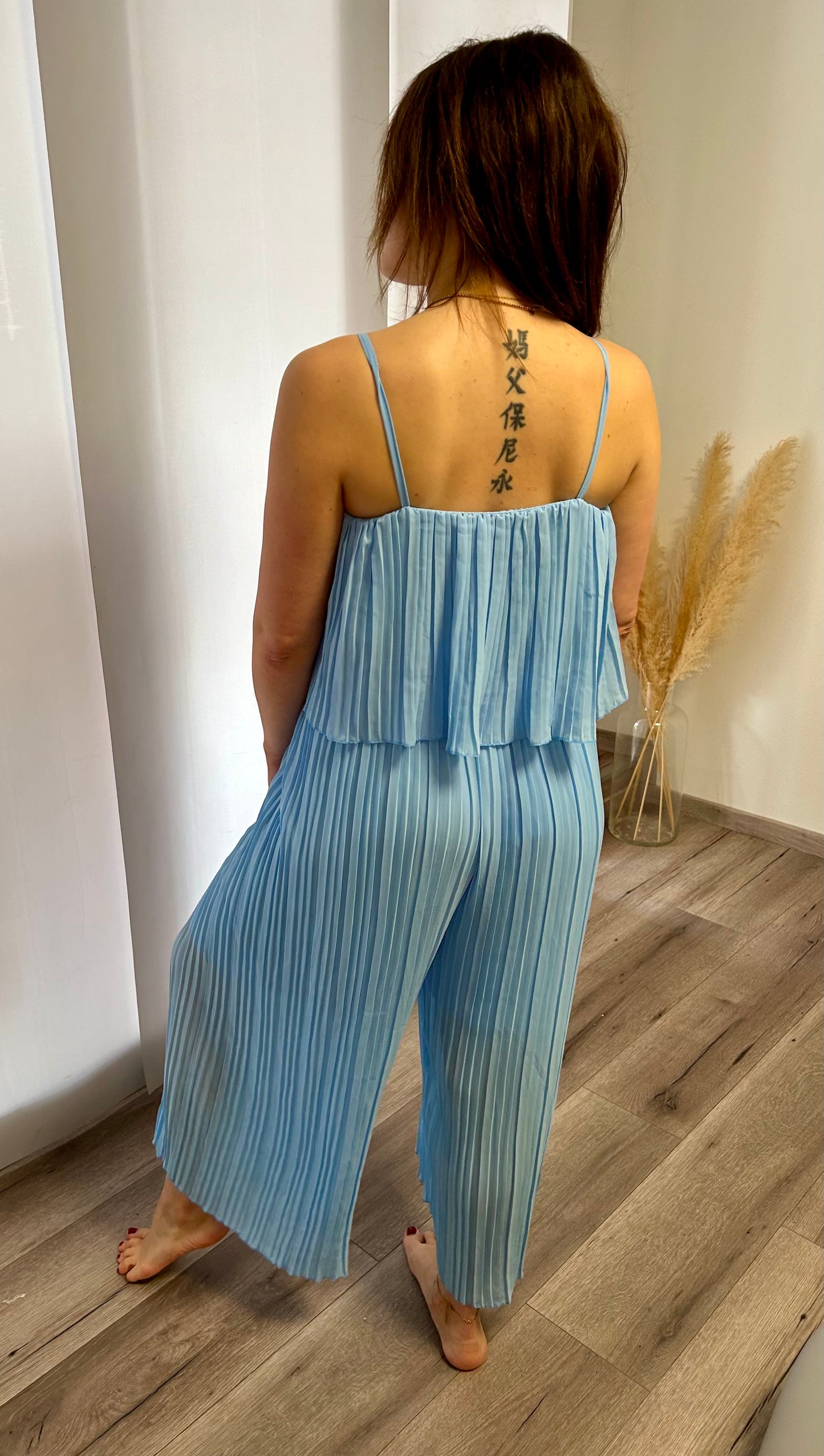 PLISSEE JUMPSUIT