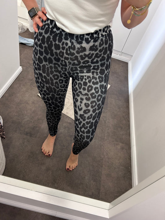 LEGGINGS LEOPRINT GREY