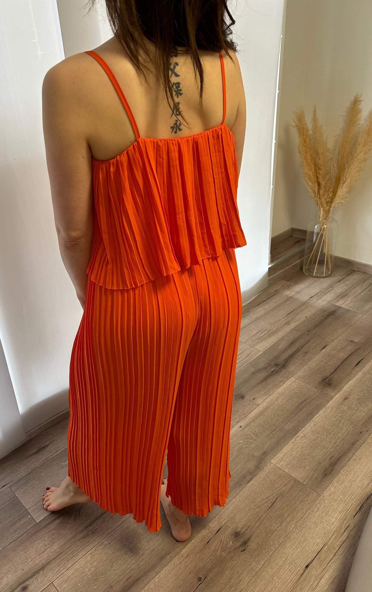 PLISSEE JUMPSUIT