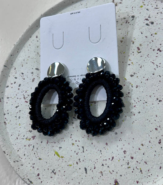 CREOLEN OVAL BLACK SILVER