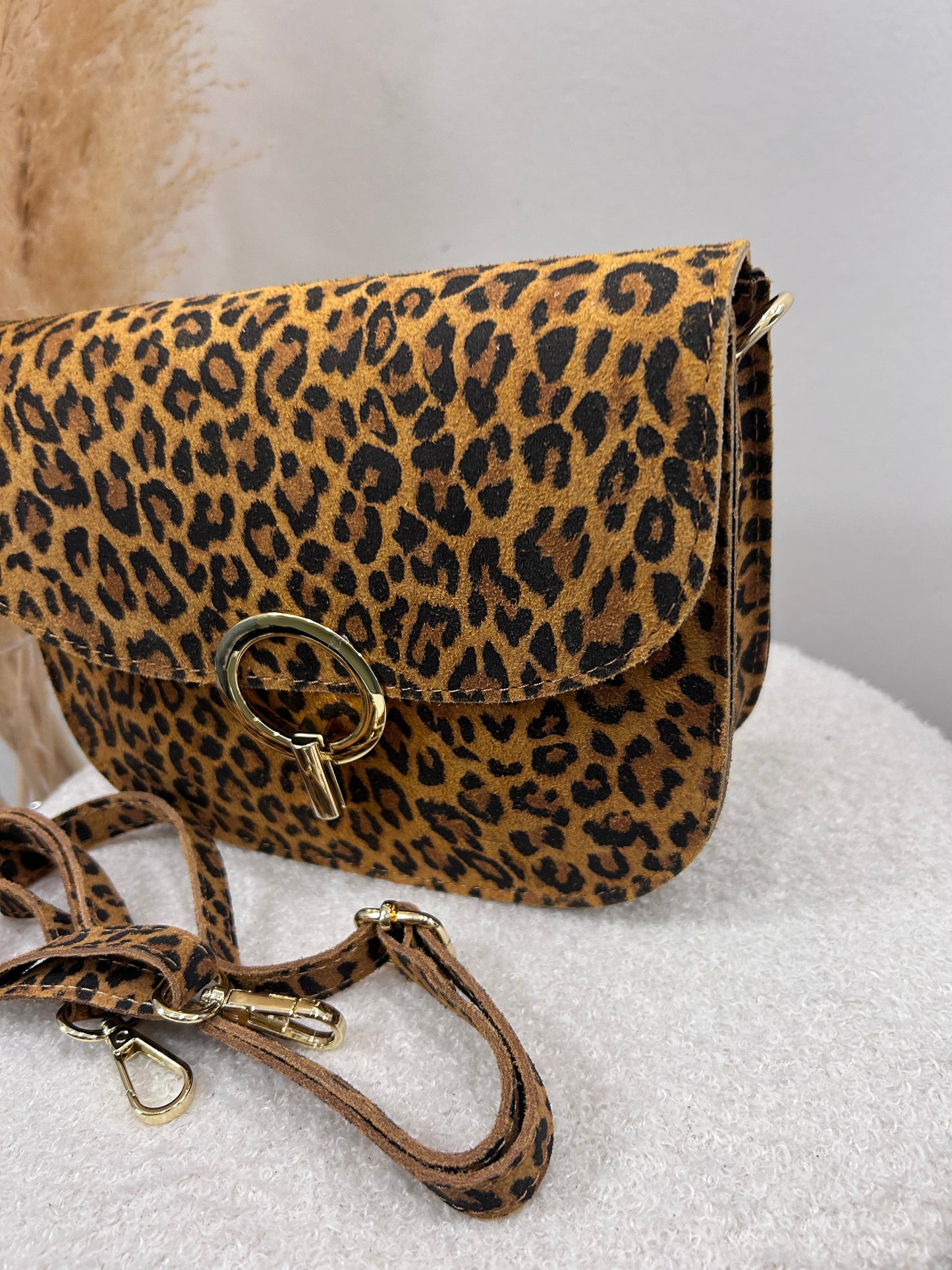 HANDTASCHE LEO CAMEL