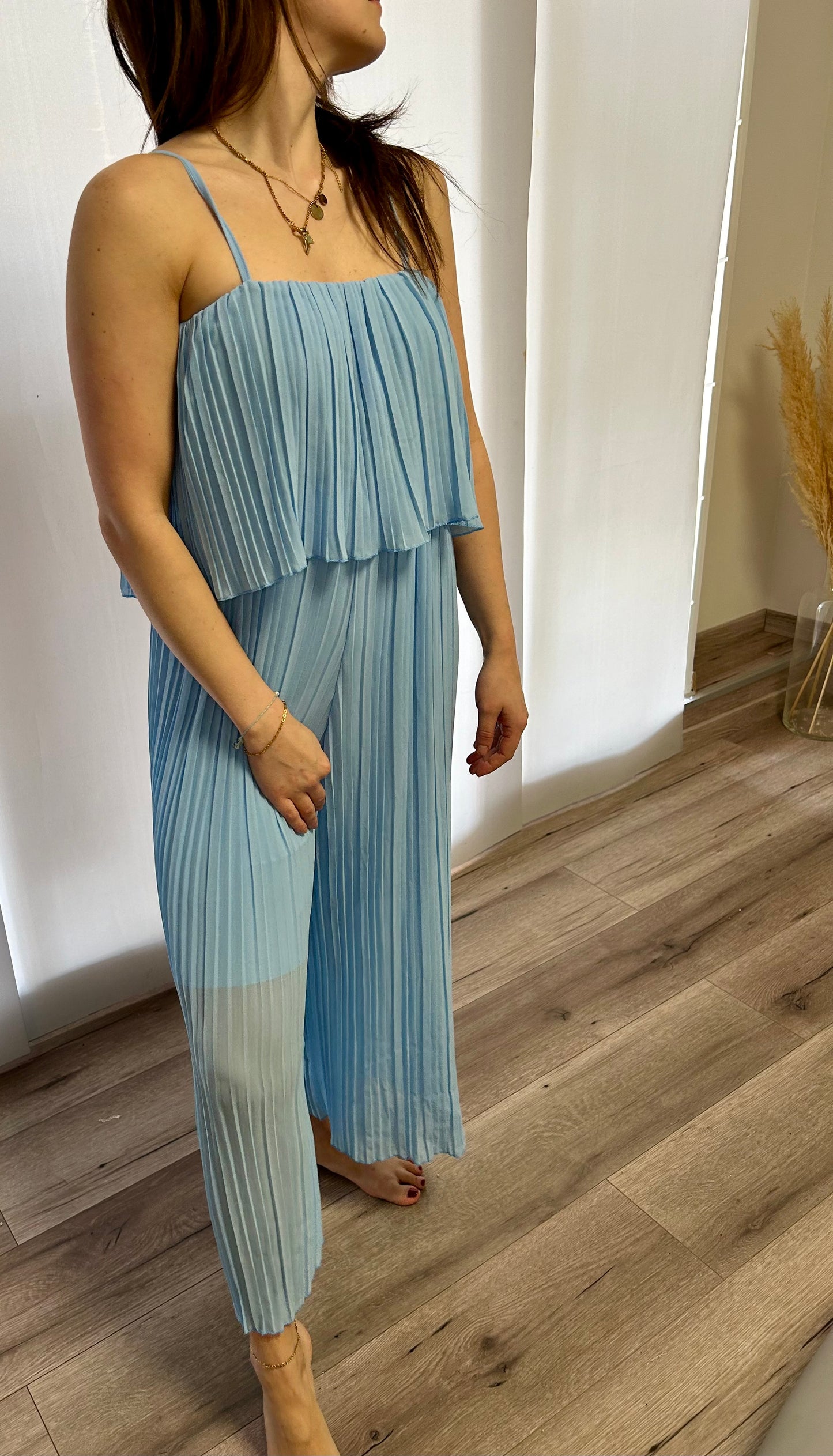 PLISSEE JUMPSUIT