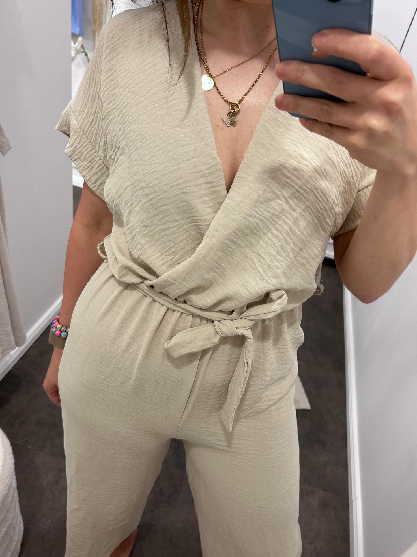 JUMPSUIT BEIGE