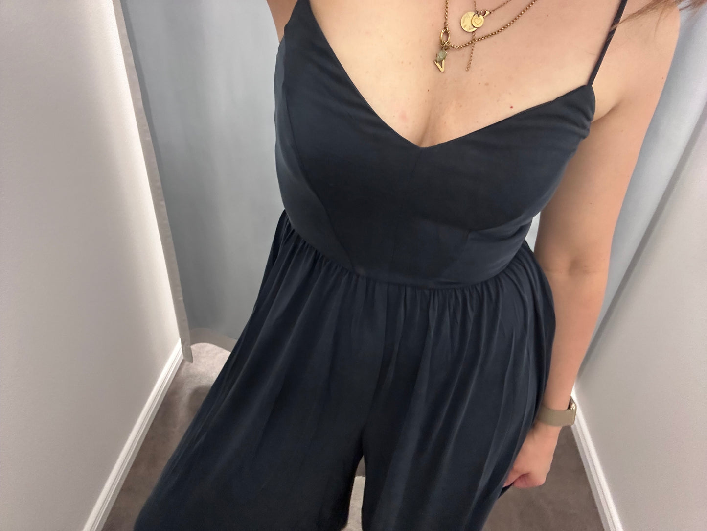 JUMPSUIT DUNKELBLAU