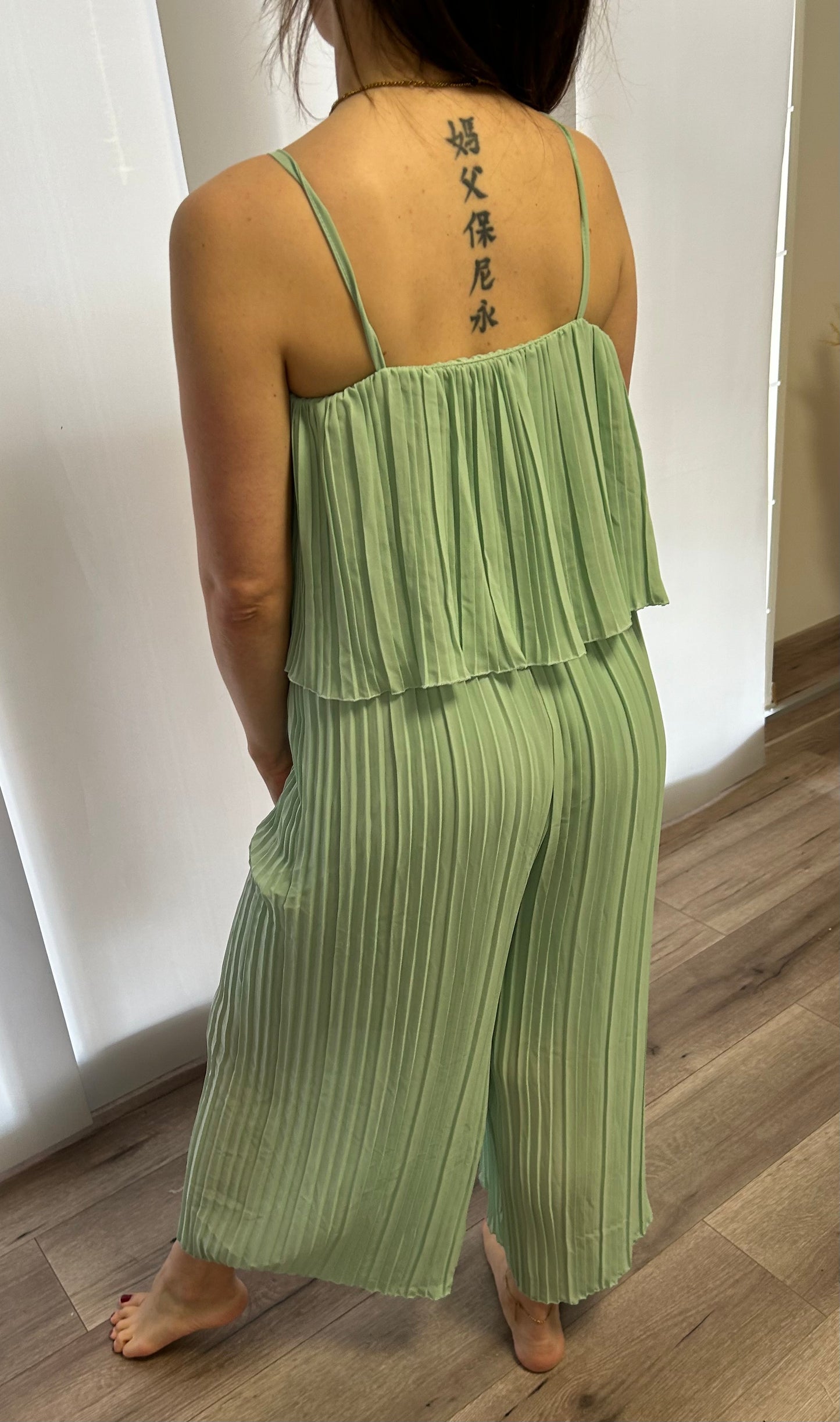 PLISSEE JUMPSUIT