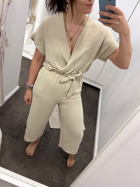 JUMPSUIT BEIGE