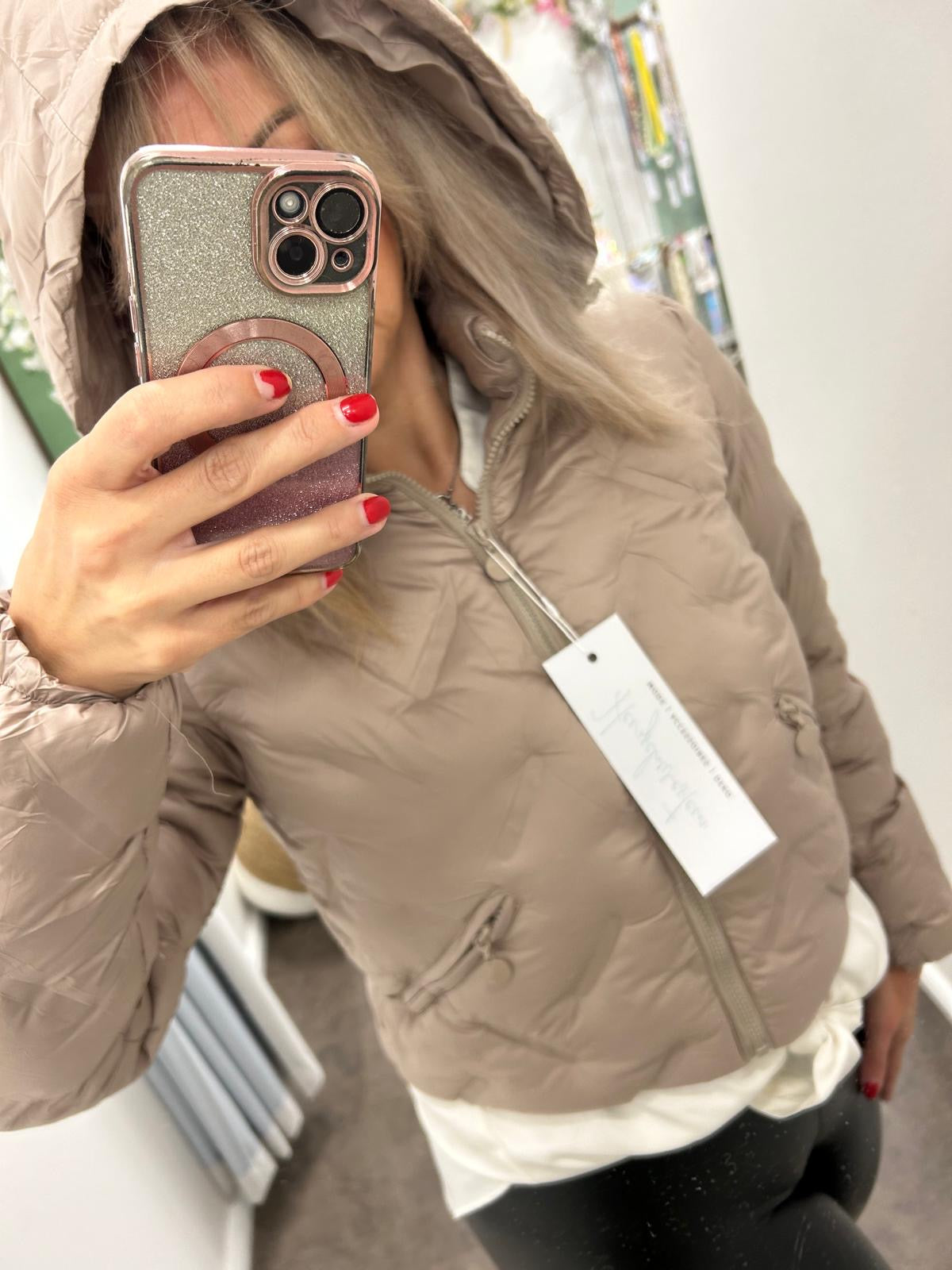 STEPPJACKE BEIGE